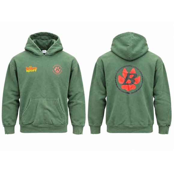 Fruit of the Loom Other - Vintage Fruit of the Loom Bontrager Cycles Bike Sport Green Hoodie Mens L